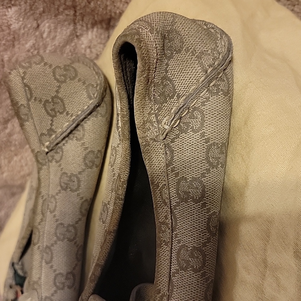 Gucci Tan Moccasins with Horsebit Detail - Picture 6 of 7